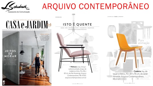 ARQUIVO CONTEMPORÂNEO na revista Casa e Jardim de junho de 2017_2