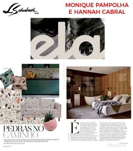 MONIQUE PAMPOLHA E HANNAH CABRAL na revista ELA, do jornal O Globo, em 20 de janeiro de 2019