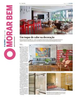 Studio MH Arquitetura no MORAR BEM do jornal O GLOBO de 7 de julho de 2019